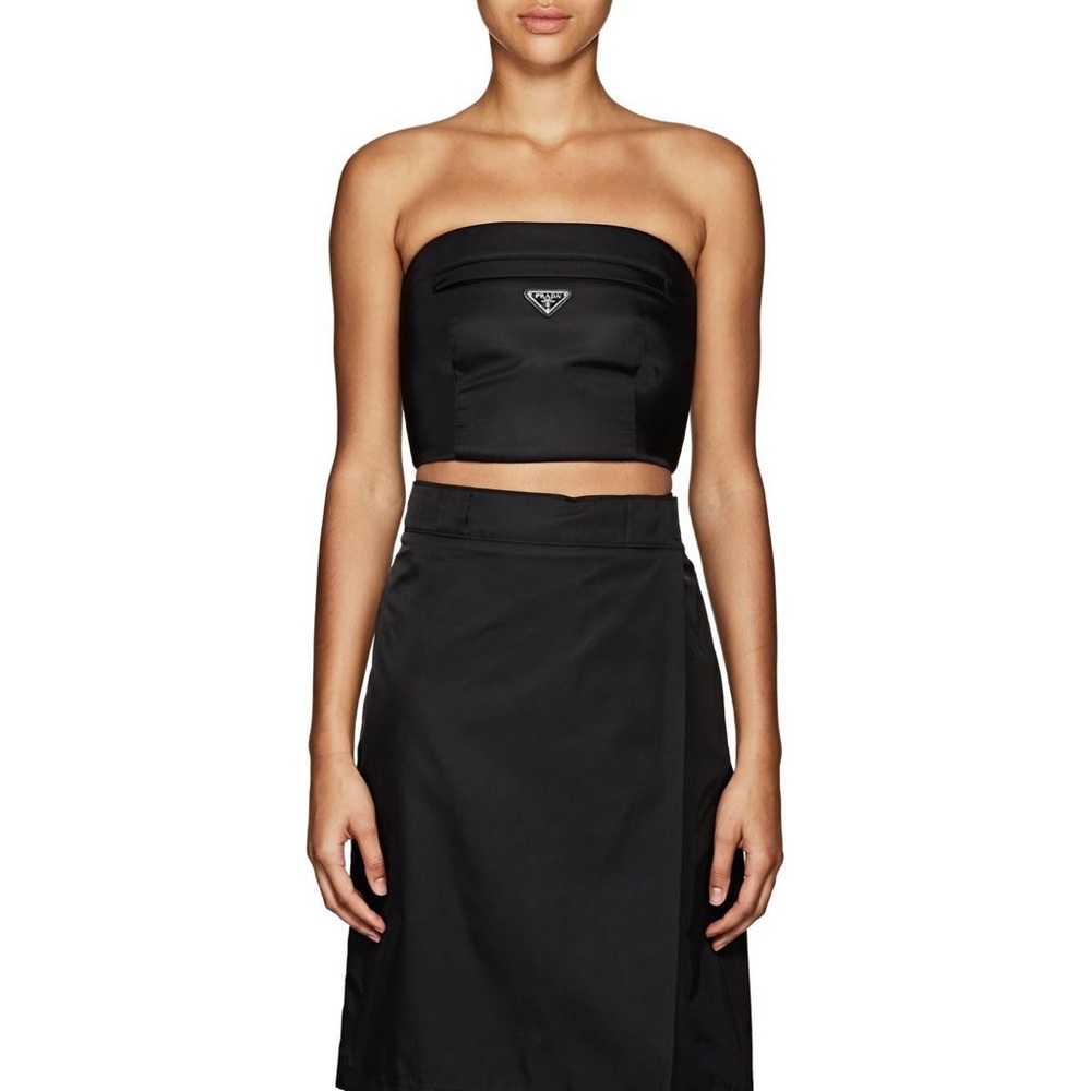 COPY - Prada Nylon Corset Tube Top